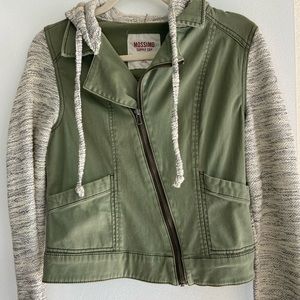 Mossimo Supply Co. Jackets & Coats | Mossimo Utility Jacket Military Sweater |